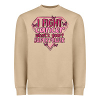 Mushroom i fight cancer whats your super power Heavyweight Sweatshirt - MaliasSmallBusiness