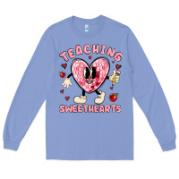 Colony Blue teaching sweethearts Long Sleeve Tee - MaliasSmallBusiness