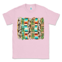Bubblegum Pink western brushstroke Classic Tee - AdoDesignShop