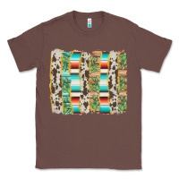 Chestnut western brushstroke Classic Tee - AdoDesignShop
