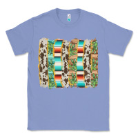 Colony Blue western brushstroke Classic Tee - AdoDesignShop