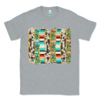 Heather Grey western brushstroke Classic Tee - AdoDesignShop