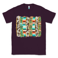 Plum western brushstroke Classic Tee - AdoDesignShop