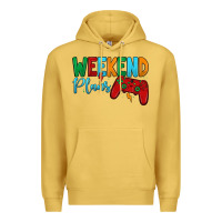 Antique Gold weekend plans Premium Hoodie - JahusDesignShop