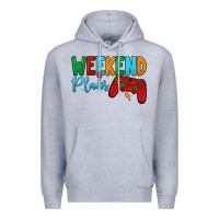 Heather Grey weekend plans Premium Hoodie - JahusDesignShop