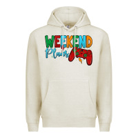 Oatmeal Heather weekend plans Premium Hoodie - JahusDesignShop