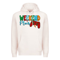 Pale Pink weekend plans Premium Hoodie - JahusDesignShop