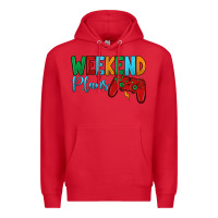 Red weekend plans Premium Hoodie - JahusDesignShop