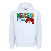 White weekend plans Premium Hoodie - JahusDesignShop