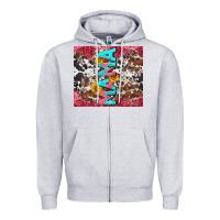 Heather Grey mama cowhide  sunflowers Zipper Hoodie - LillyAllenDesigns