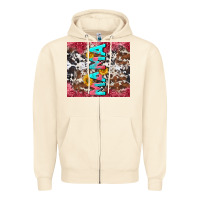 Sandshell mama cowhide  sunflowers Zipper Hoodie - LillyAllenDesigns