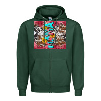 Sports Green mama cowhide  sunflowers Zipper Hoodie - LillyAllenDesigns