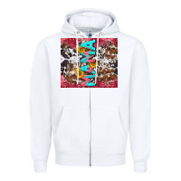 White mama cowhide  sunflowers Zipper Hoodie - LillyAllenDesigns