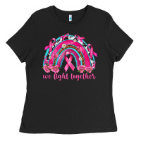 Black We Fight Together Rainbow Ladies Tee - texasbilliewilder