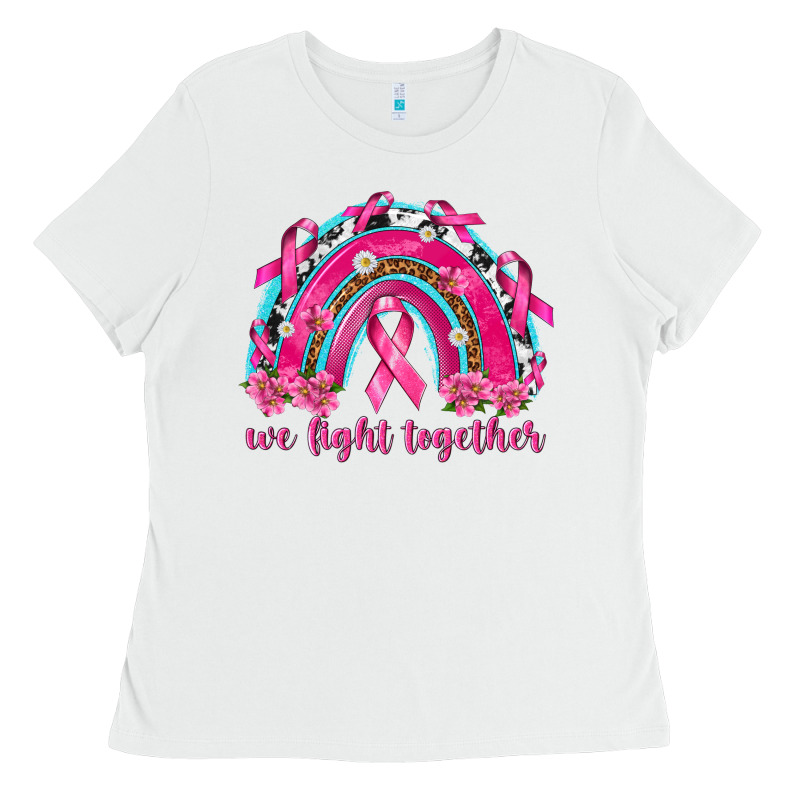 We Fight Together Rainbow Ladies Tee by texasbilliewilder | Teevron