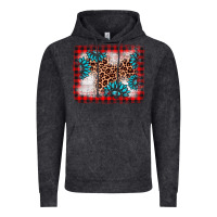 Vintage Black Christmas gemstone leopard background Vintage Hoodie - AdoDesignShop