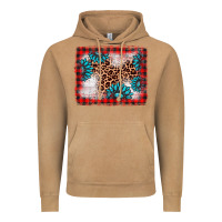 Vintage Camel Christmas gemstone leopard background Vintage Hoodie - AdoDesignShop
