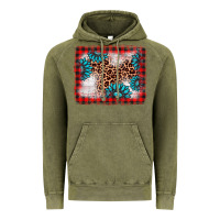 Vintage Olive Christmas gemstone leopard background Vintage Hoodie - AdoDesignShop