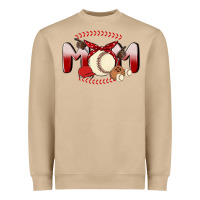 Mushroom baseball mom Heavyweight Sweatshirt - MaliasSmallBusiness