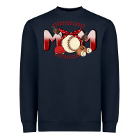 Navy baseball mom Heavyweight Sweatshirt - MaliasSmallBusiness