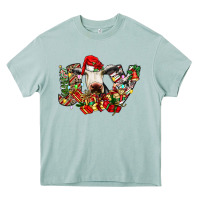 Arona christmas joy cow Heavy Core Tee - CowhideDigitalArt