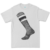 Dove Grey black sock fa element Premium Tee - FaDigitalArtStudio