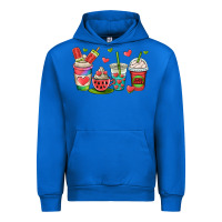 Cobalt watermelon summer coffee cups Urban Hoodie - OliviaCreatesArt