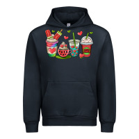Navy watermelon summer coffee cups Urban Hoodie - OliviaCreatesArt