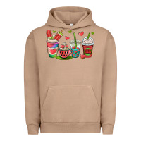 Pigment Burro watermelon summer coffee cups Urban Hoodie - OliviaCreatesArt