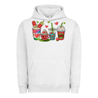 Pigment Lunar Rock watermelon summer coffee cups Urban Hoodie - OliviaCreatesArt