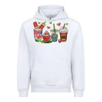 White watermelon summer coffee cups Urban Hoodie - OliviaCreatesArt