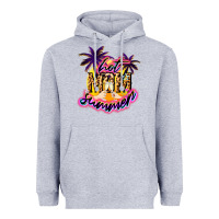 Heather Grey Hot Mom summer Heavyweight Hoodie - NancyCooperArtShop