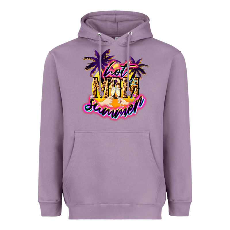 Hot Mom Summer Heavyweight Hoodie by NancyCooperArtShop | Teevron