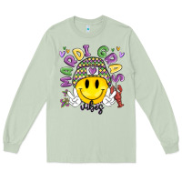 Matcha mardi gras vibes Long Sleeve Tee - MaliasSmallBusiness