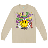 Mushroom mardi gras vibes Long Sleeve Tee - MaliasSmallBusiness