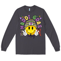 Smoke mardi gras vibes Long Sleeve Tee - MaliasSmallBusiness