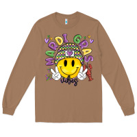 Toasted Coconut mardi gras vibes Long Sleeve Tee - MaliasSmallBusiness