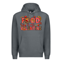 Rock Food is my Valentine Premium Hoodie - HowdyJamesFarm