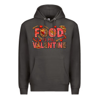 Smoke Food is my Valentine Premium Hoodie - HowdyJamesFarm