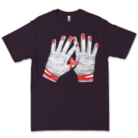 Plum batting gloves Premium Tee - FaDigitalArtStudio