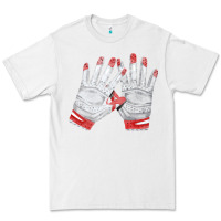 White batting gloves Premium Tee - FaDigitalArtStudio