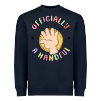 Navy officially a handful Heavyweight Sweatshirt - MaliasSmallBusiness