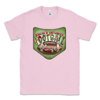 Bubblegum Pink Christmas Pocket Classic Tee - CowhideDigitalArt