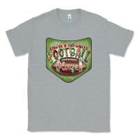 Heather Grey Christmas Pocket Classic Tee - CowhideDigitalArt