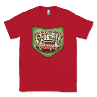 Red Christmas Pocket Classic Tee - CowhideDigitalArt