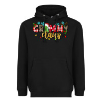 Black Grammy Claus Heavyweight Hoodie - texasbilliewilder