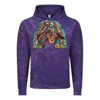 Cloud Purple bucking bronco rodeo rainbow Vintage Hoodie - Artiststas