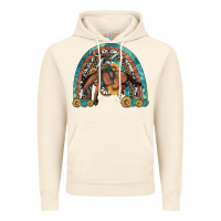 Vintage Artic bucking bronco rodeo rainbow Vintage Hoodie - Artiststas