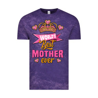 Cloud Purple world's best mother ever Vintage Tee - Jasminsmagicworld