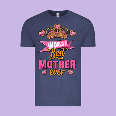 World's Best Mother Ever Vintage Tee Designed By Jasminsmagicworld